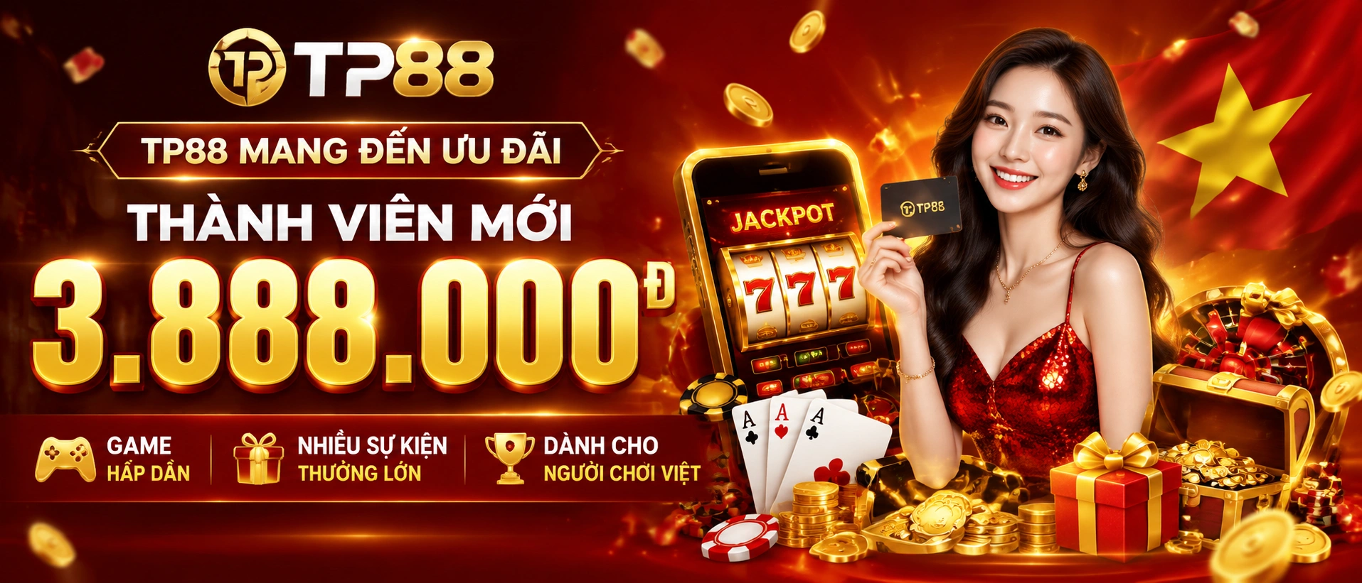 Sảnh casino tp88 trên thiết bị di động