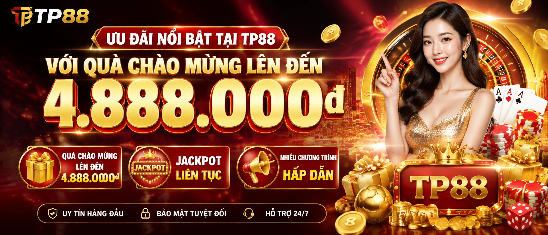 Sảnh casino tp88 trên thiết bị di động