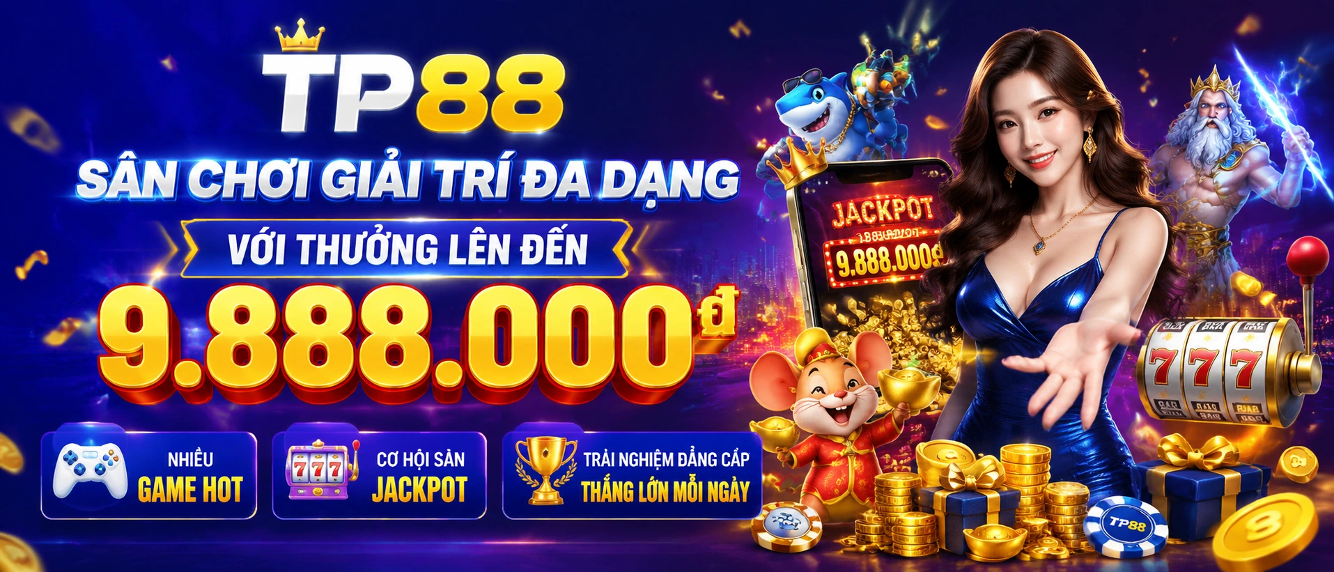 Sảnh casino tp88 trên thiết bị di động