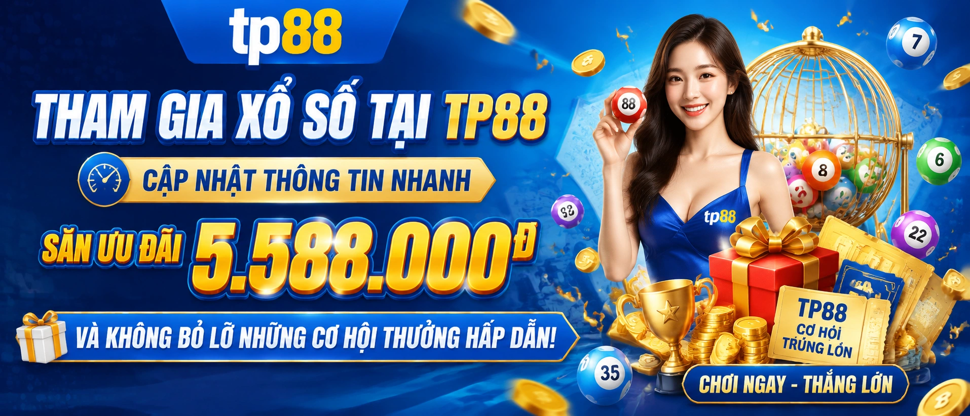 Trải nghiệm mobile web cho trang xổ số tp88 với bố cục card rõ ràng