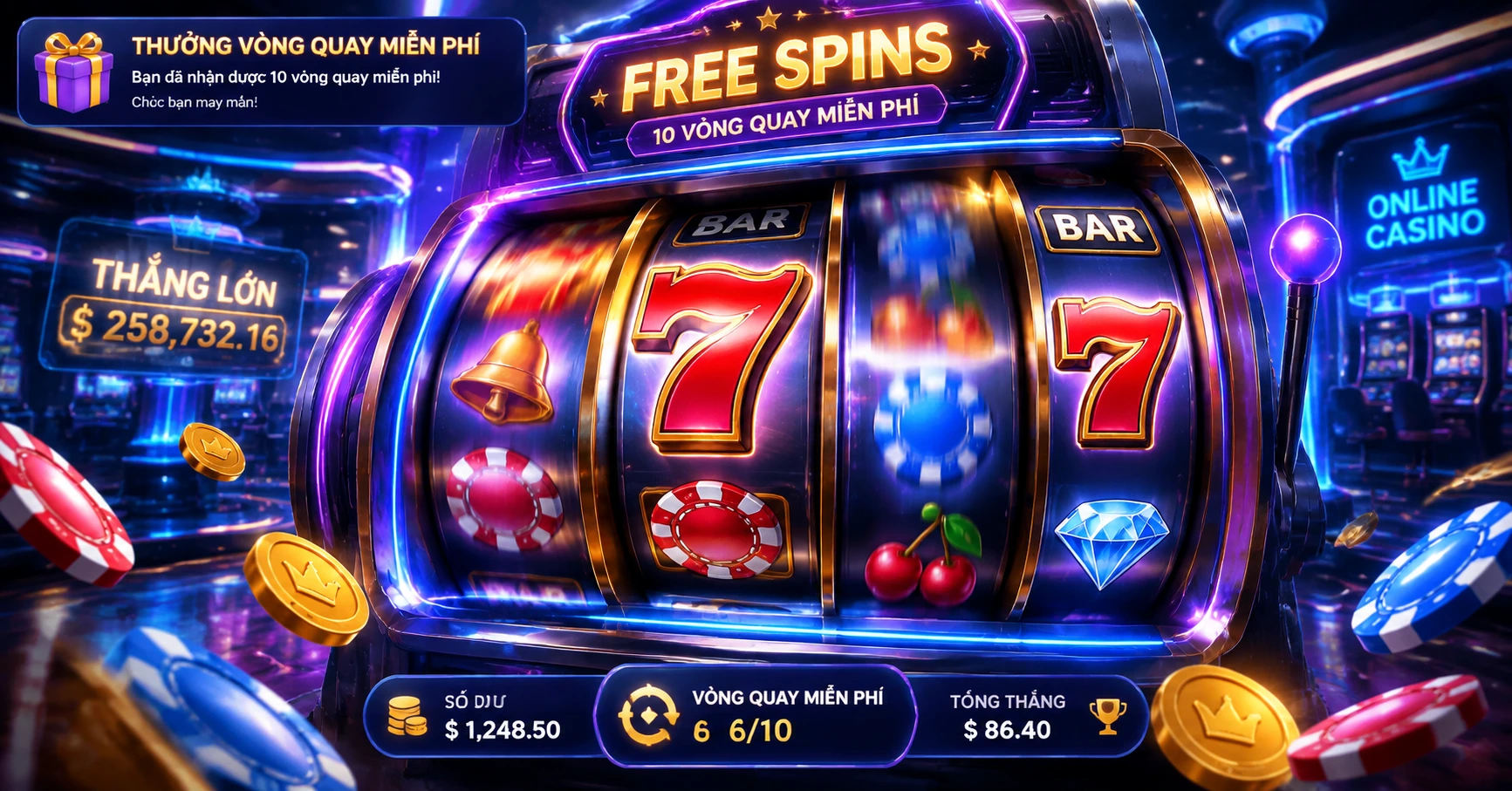 Mã Bonus Vòng Quay Miễn Phí Casino: Cách Tối Ưu Hóa Trải Nghiệm Chơi Casino Trực Tuyến - image 3 Mã Bonus Vòng Quay Miễn Phí Casino: Cách Tối Ưu Hóa Trải Nghiệm Chơi Casino Trực Tuyến - image 3